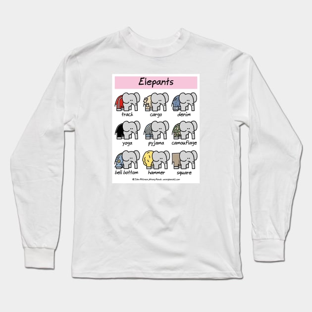 Elepants Long Sleeve T-Shirt by WrongHands